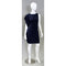 Asymmetrical Crinkle Dress - Navy